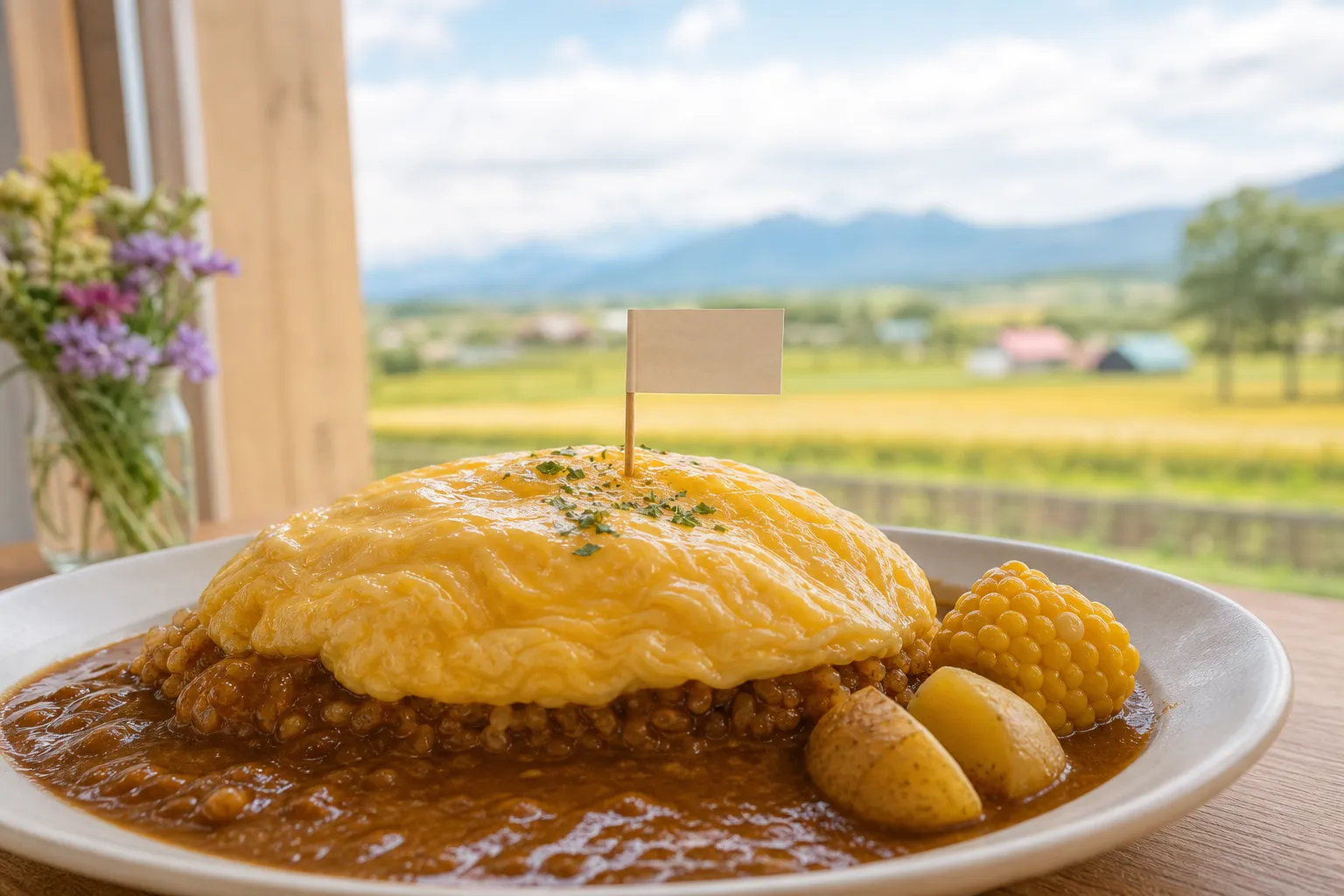 Furano Omu-Curry (富良野オムカレー)